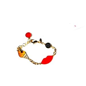 Braccialini lips and ice cream bracelet